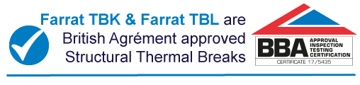 Certificazione BBA rilasciata a Farrat TBK e Farrat TBL, i tagli termici strutturali