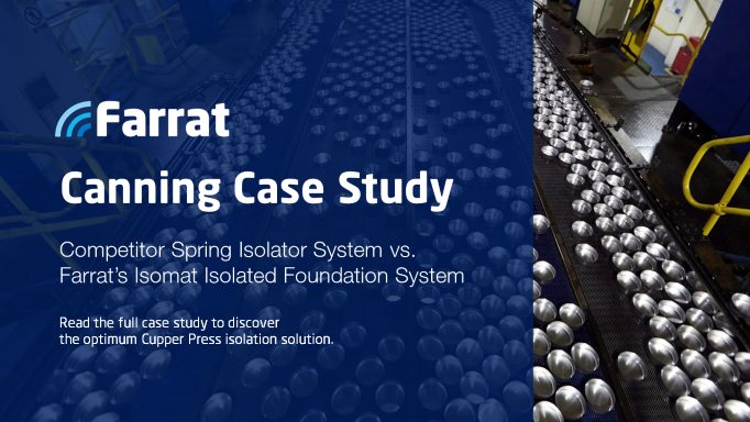 Farrat riduce lo spoilage e aumenta la produttività di una Cupper Press all'interno di un impianto di produzione di lattine da 115 milioni di sterline in Europa