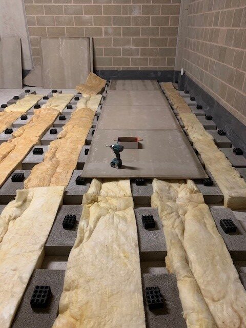RGC Acoustic Floor build-up