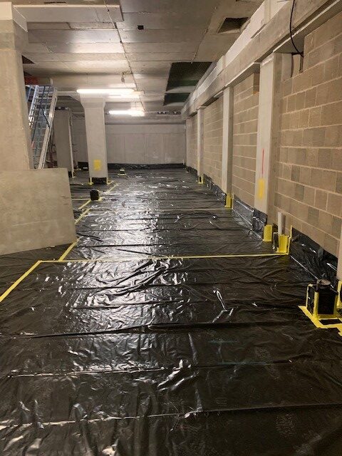 RGC Acoustic Floor before concrete pour